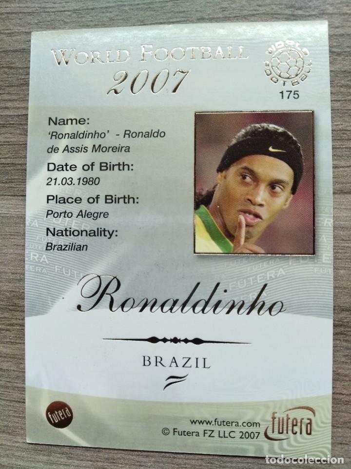 Cromos de f&uacute;tbol: Futera 2007,Brasil, Ronaldinho. - Foto 2