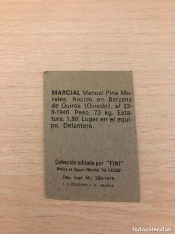 Cromos de f&uacute;tbol: Marcial - Foto 2
