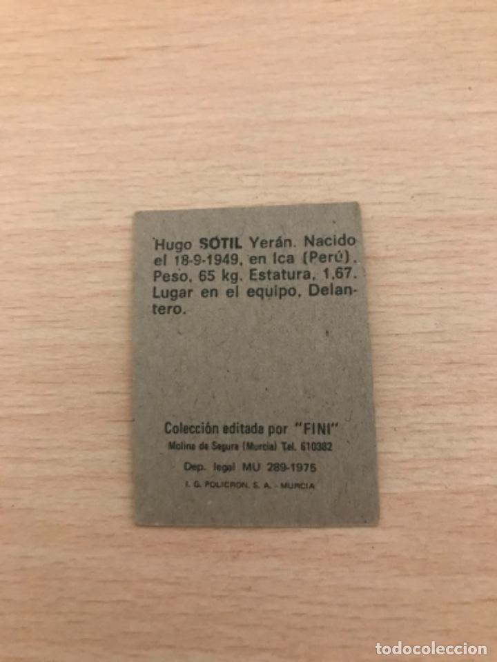 Cromos de f&uacute;tbol: Sotil - Foto 2