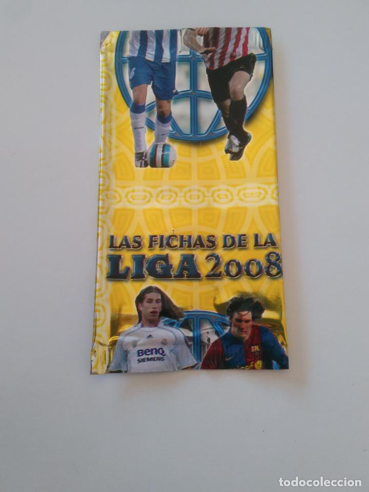 Cromos de F&uacute;tbol: RAMOS MESSI ERROR DE CORTE - SOBRE CROMOS VAC&Iacute;O FICHAS LIGA F&Uacute;TBOL 2007-2008 MUNDICROMO 07-08