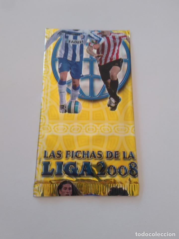 Cromos de F&uacute;tbol: RAMOS MESSI ERROR DE CORTE - SOBRE CROMOS VAC&Iacute;O FICHAS LIGA F&Uacute;TBOL 2007-2008 MUNDICROMO 07-08