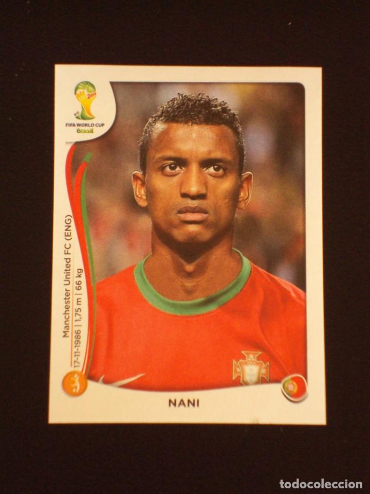 Cromos de f&uacute;tbol: 521 NANI PORTUGAL MUNDIAL FUTBOL BRASIL 2014 FIFA WORLD CUP PANINI CROMO NUEVO