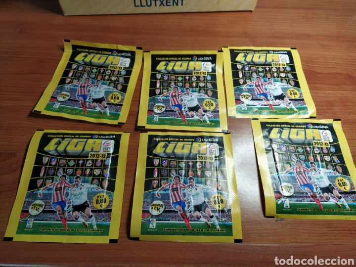 Cartes &agrave; collectionner de Football: Lote 6 sobres sin abrir ediciones este liga 2012-13