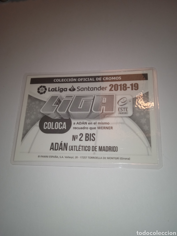 Cromos de f&uacute;tbol: Cromo de Ad&aacute;n en el Atl&eacute;tico de Madrid - Foto 5
