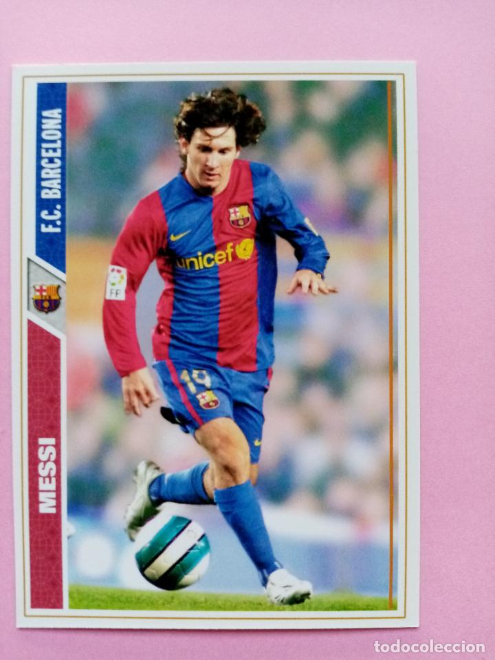 Carte Lionel Messi Revelación 2007 - Liga - édition Jaspée Horizontale - Mundicromo - #542