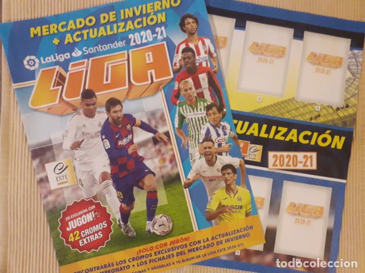 Cromos de F&uacute;tbol: HOJAS VAC&Iacute;AS PARA CROMOS FICHAJES MERCADO INVIERNO ACTUALIZACI&Oacute;N LIGA 20-21 2020 2021 &Aacute;LBUM ESTE