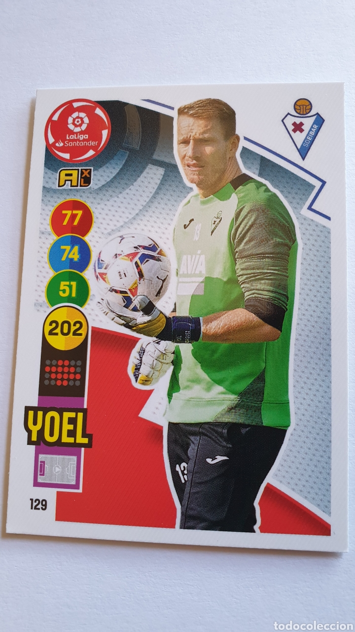 Cromos de f&uacute;tbol: 129 YOEL &Eacute;IBAR ADRENALYN 2020 2021 C&Oacute;DIGO SIN ACTIVAR - Foto 1