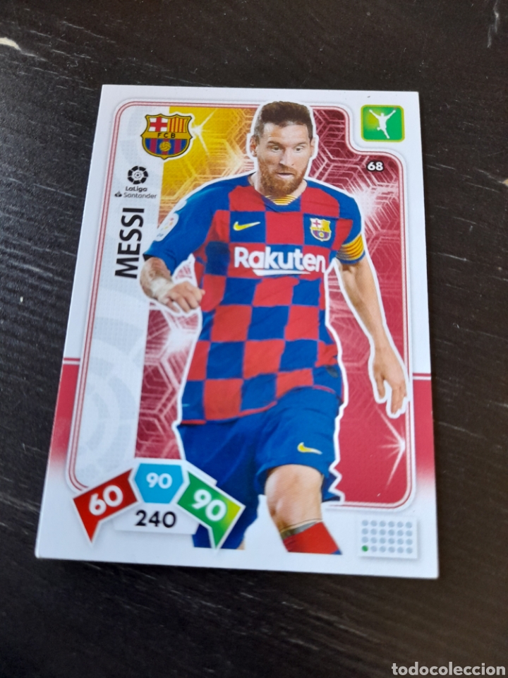 Fu&szlig;ball-Sticker: ADRENALYN XL PANINI LIGA 2019/2020 - Card n&uacute;mero 68&nbsp;perteneciente a Leo Messi (Barcelona).