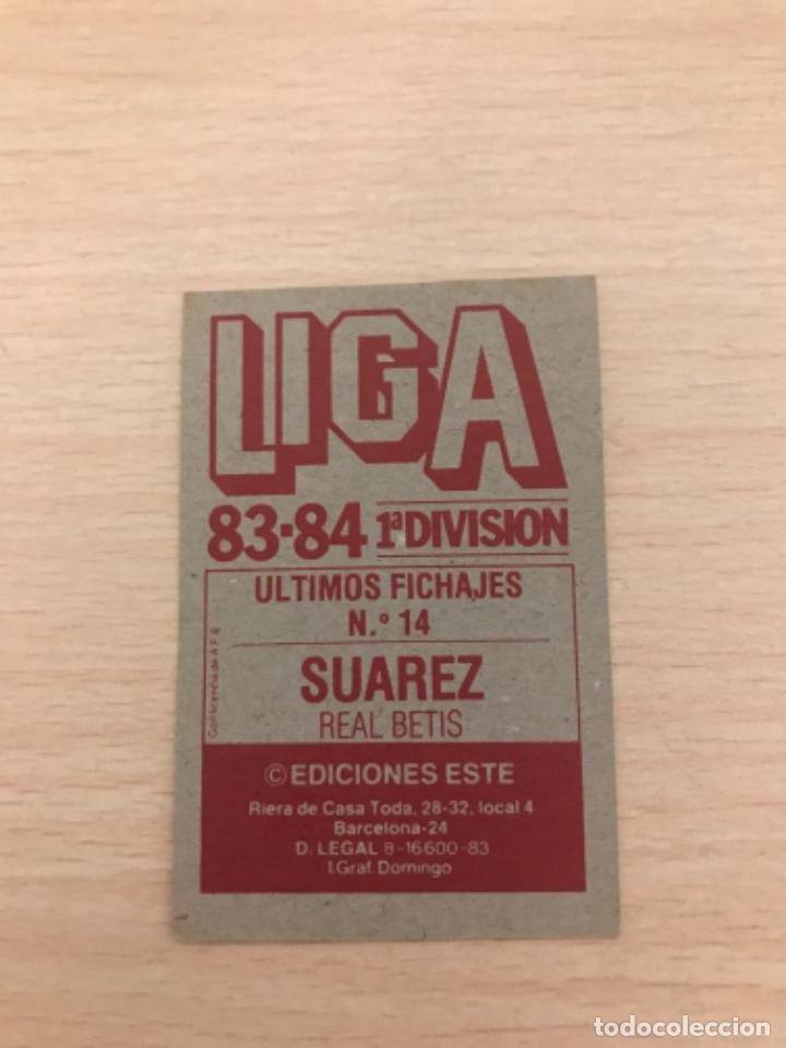 Cromos de f&uacute;tbol: Suarez - Foto 2