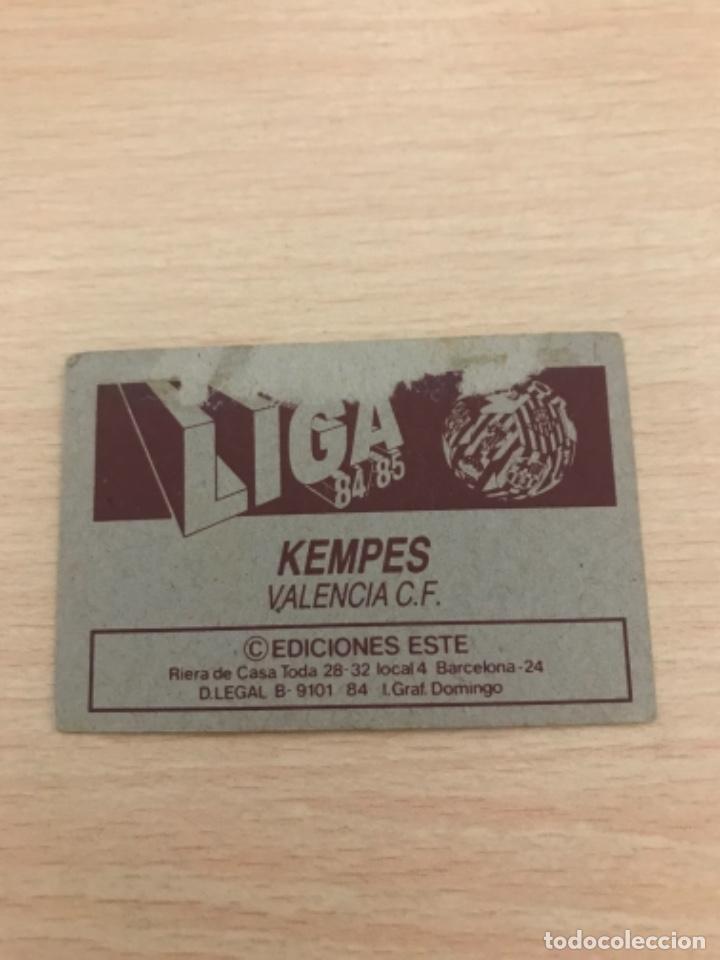Cromos de f&uacute;tbol: Kempes - Foto 2
