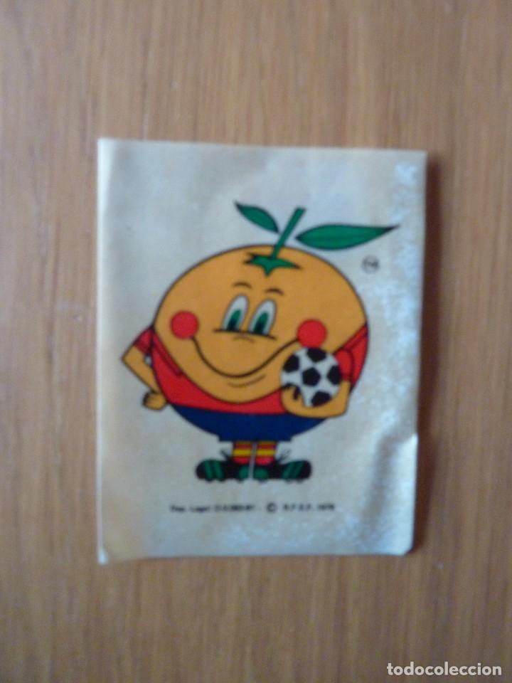 Cromos de f&uacute;tbol: CROMO NARANJITO - Foto 1