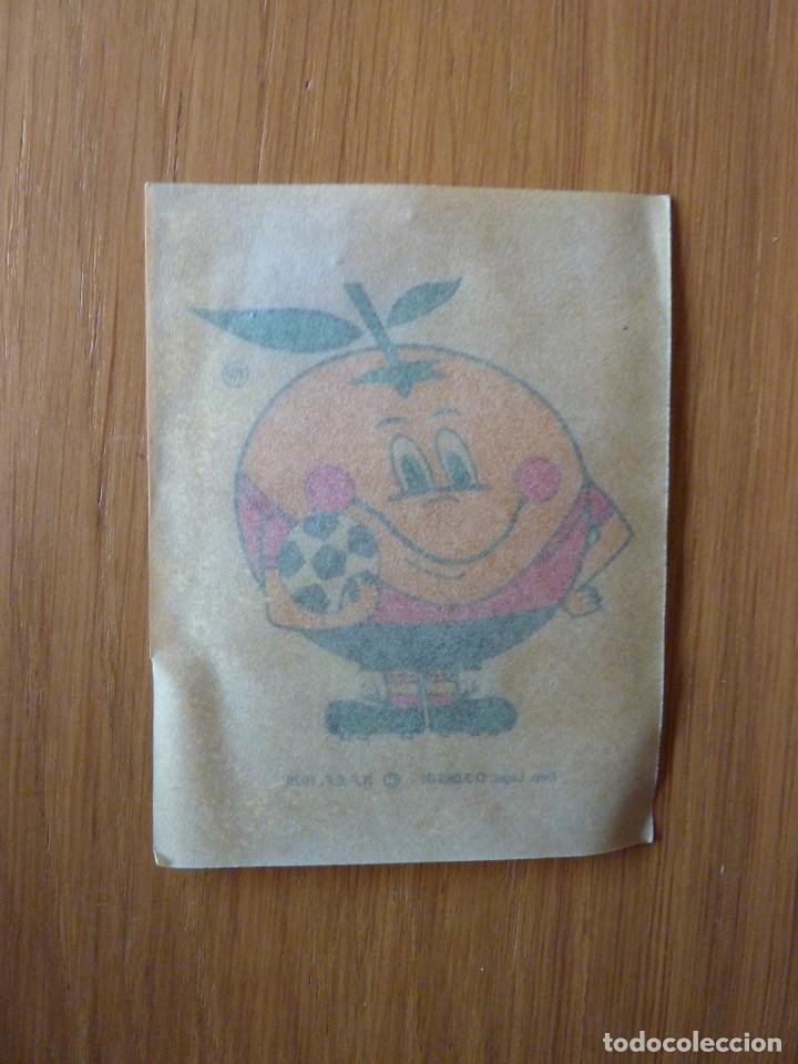 Cromos de f&uacute;tbol: CROMO NARANJITO - Foto 2