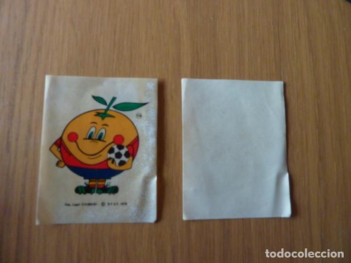 Cromos de f&uacute;tbol: CROMO NARANJITO - Foto 3