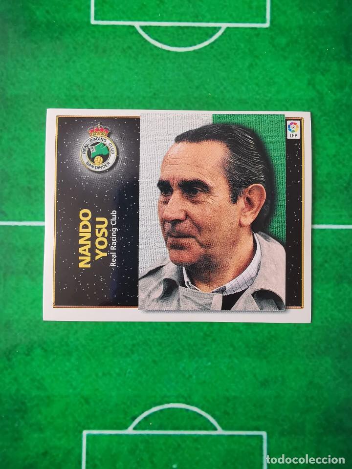 Cromos de Futebol: CROMO F&Uacute;TBOL 98 99 SIN PEGAR LIGA ESTE 1998 1999 REAL RACING CLUB DE SANTANDER ENTRENADOR NANDO YOSU