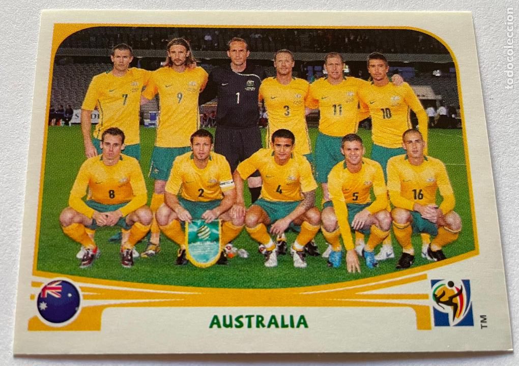 Cromos de F&uacute;tbol: CROMO MUNDIAL 2010 SELECCION AUSTRALIA Numero 277 PANINI