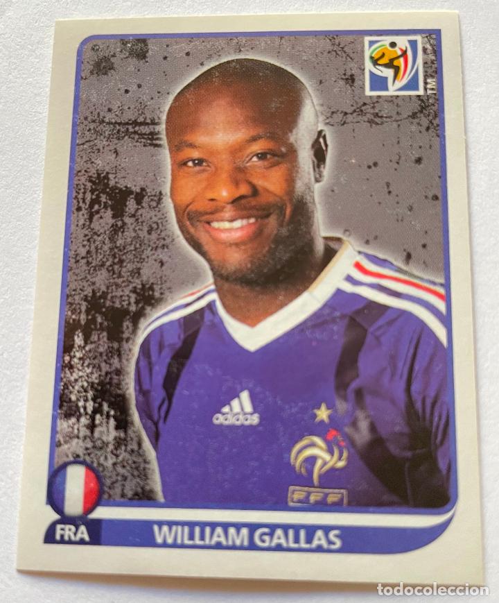 Cromos de F&uacute;tbol: CROMO MUNDIAL 2010 WILLIAM GALLAS Numero 91 PANINI