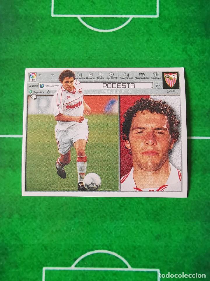 Football Stickers: CROMO FUTBOL 01 02 SIN PEGAR LIGA ESTE 2001 2002 SEVILLA FC PODESTA