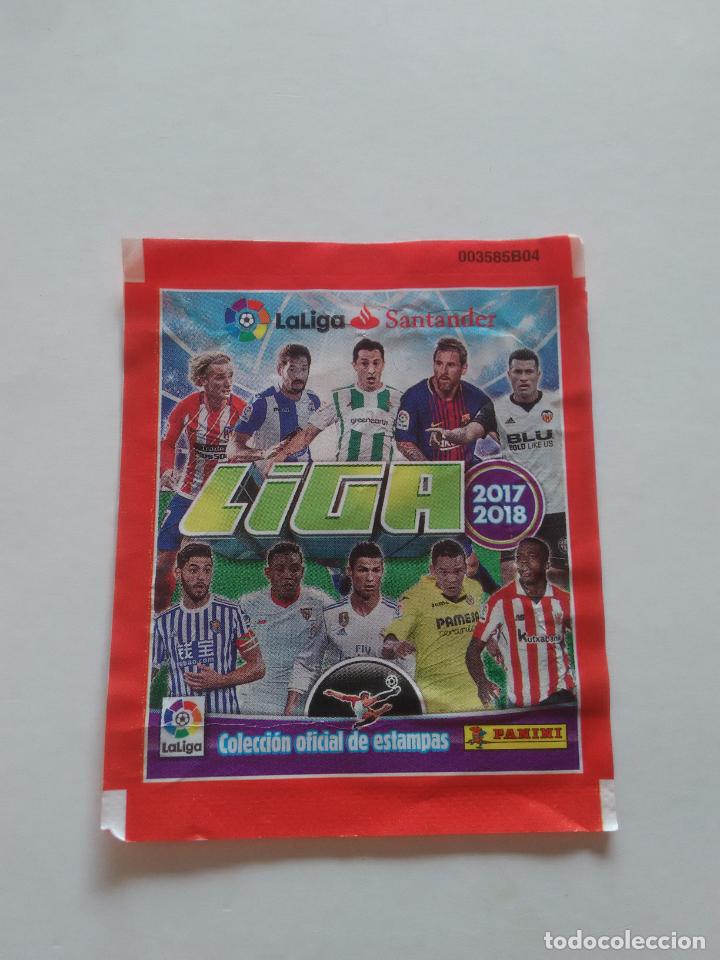 Cromos de F&uacute;tbol: SOBRE CROMOS VAC&Iacute;O LIGA 2017-2018 PANINI 17-18 VERSI&Oacute;N AMERICANA MESSI BACCA VELA WILLIAMS MURIEL..