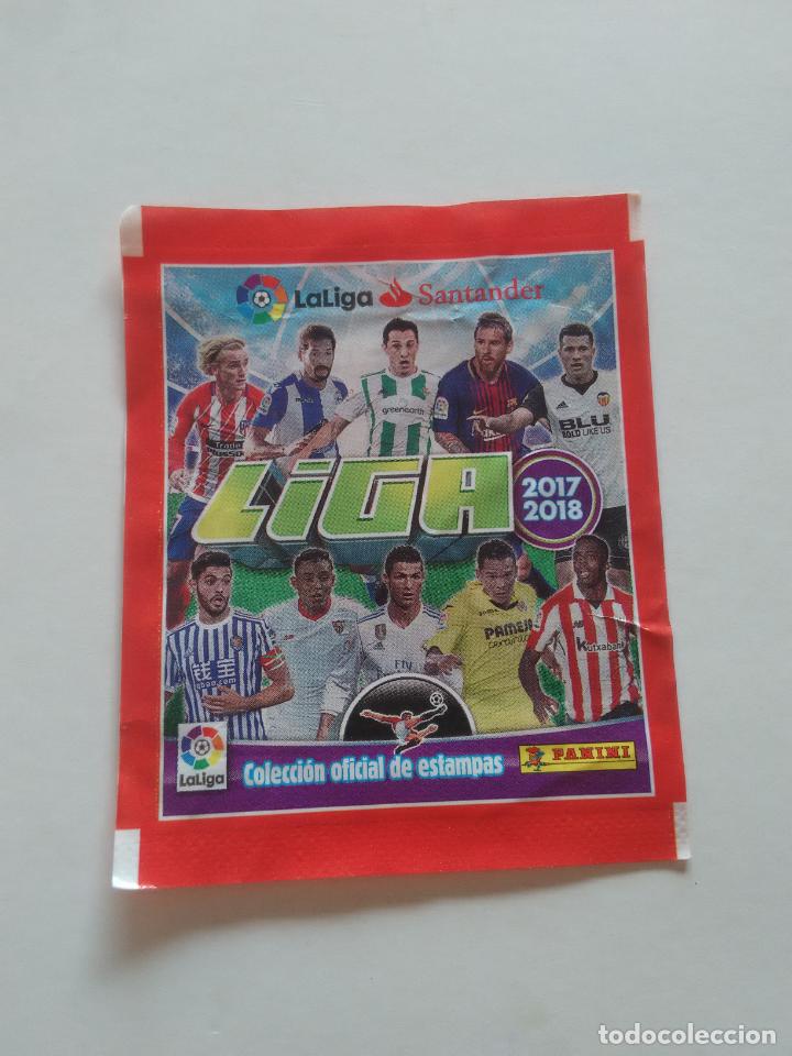 Cromos de F&uacute;tbol: SOBRE CROMOS VAC&Iacute;O LIGA 2017-2018 PANINI 17-18 VERSI&Oacute;N AMERICANA MESSI BACCA VELA WILLIAMS MURIEL..