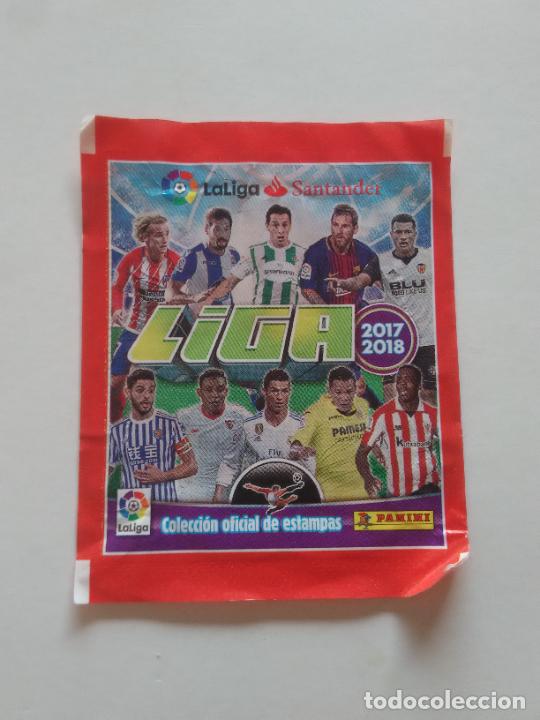 Cromos de F&uacute;tbol: SOBRE CROMOS VAC&Iacute;O LIGA 2017-2018 PANINI 17-18 VERSI&Oacute;N AMERICANA MESSI GUARDADO MURILLO CRISTIANO..