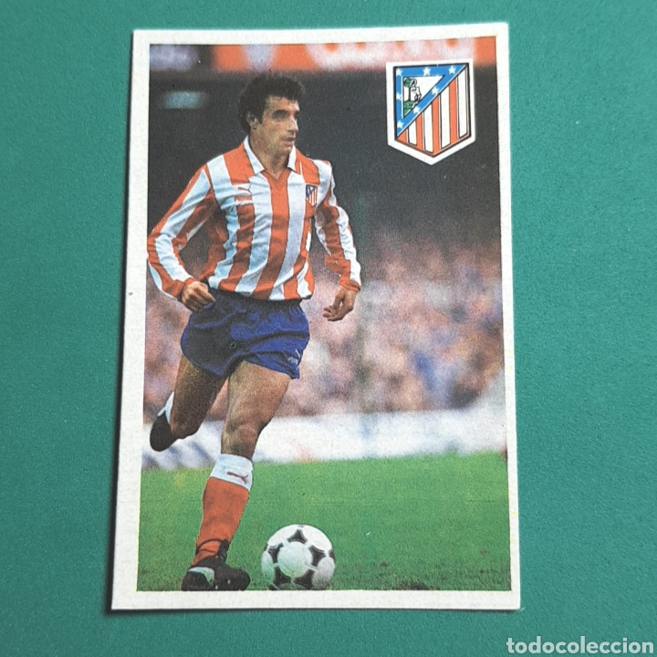 Cromos de F&uacute;tbol: (48.16) Album MARADONA SUS DRIBLINGS SUS GOLES. LIGA 1984-1985 (ATL&Eacute;TICO) - QUIQUE