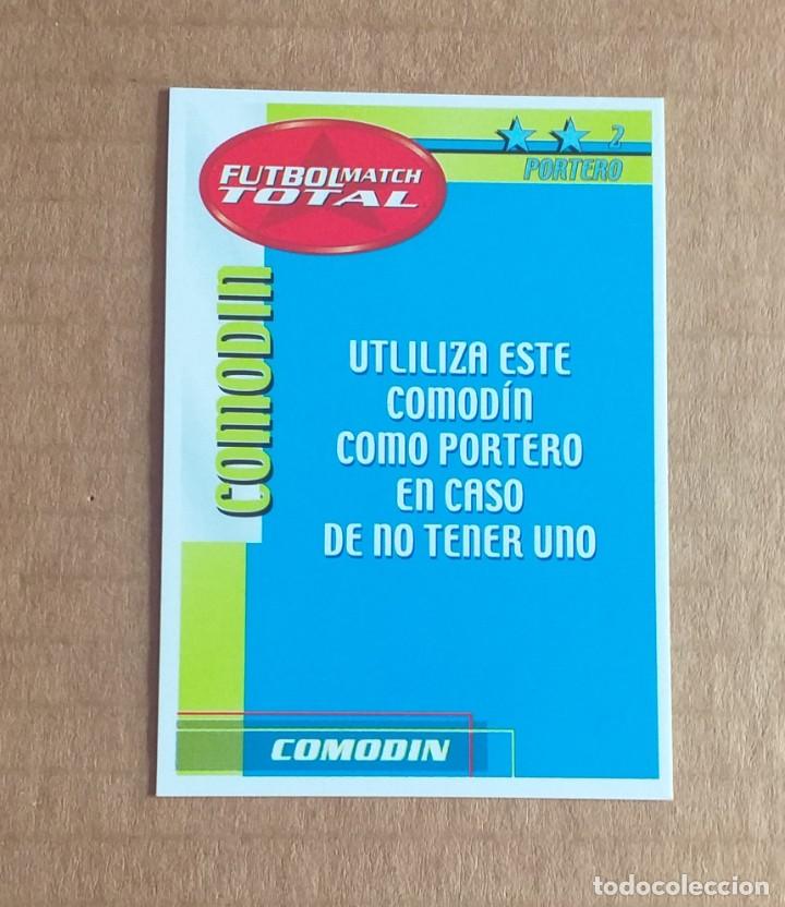 Cromos de F&uacute;tbol: Cromo COMOD&Iacute;N PORTERO F&Uacute;TBOL MATCH TOTAL LIGA 2002-2003 MAGIC BOX INT. Nuevo.