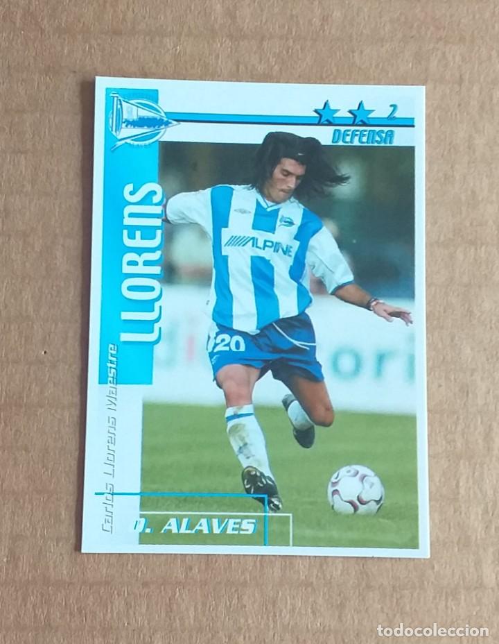 Cromos de F&uacute;tbol: Cromo de Llorens Deportivo Alav&eacute;s F&Uacute;TBOL MATCH TOTAL LIGA 2002-2003 MAGIC BOX INT. Nuevo.
