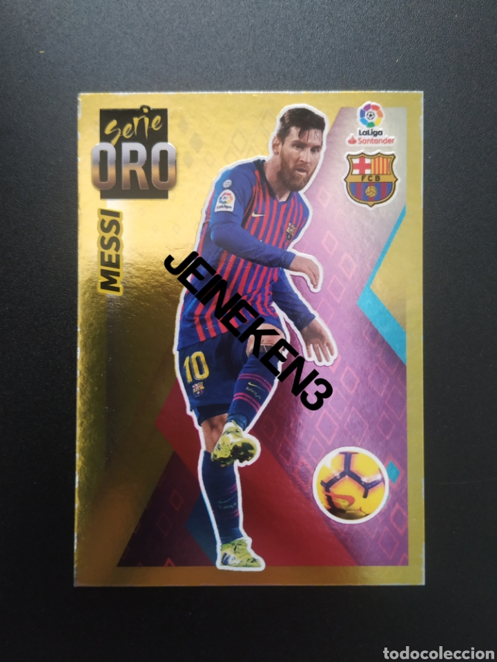 Cromos de f&uacute;tbol: Este 2019/20 5 Messi Serie Oro - Foto 1
