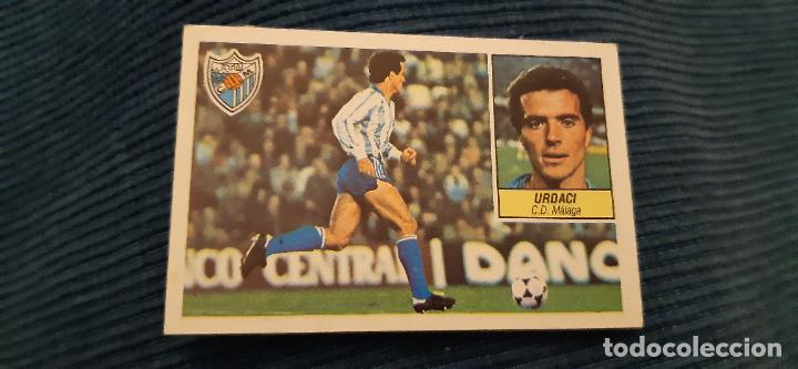 Cromos de f&uacute;tbol: 84 85 ESTE BAJA M&aacute;laga urdaci - Foto 1