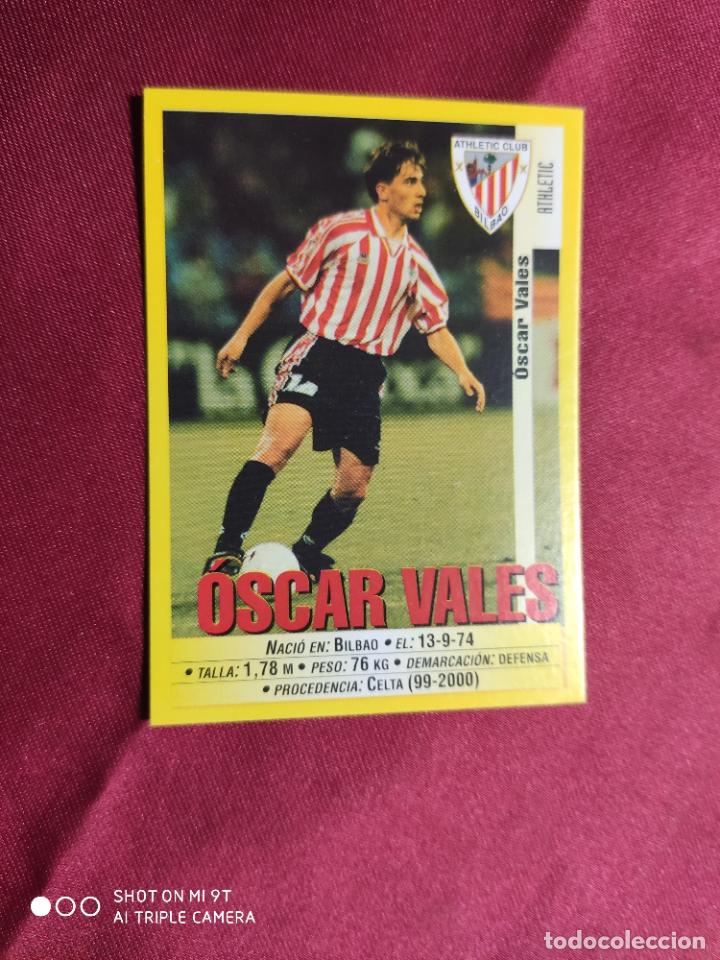 Figurine di Calcio: LIGA 1999 - 2000. PANINI. CROMO N&ordm; 143 A. OSCAR VALES. ATHLETIC CLUB DE BILBAO. NUEVO. NUNCA PEGADO