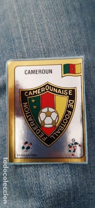 Cartes &agrave; collectionner de Football: PANINI ITALIA 90 ESCUDO SELECCION CAMERUN
