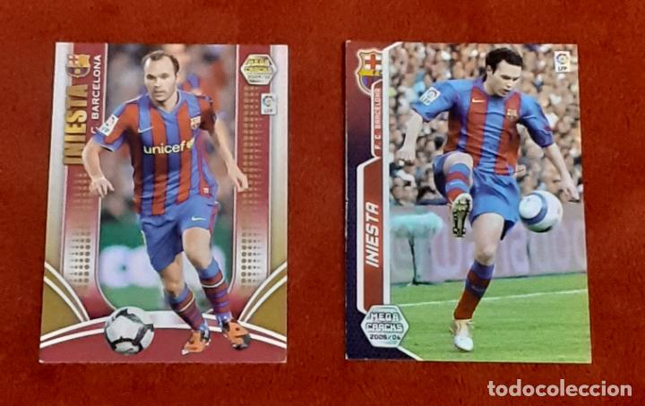 Dos Cromos de Iniesta C.f. Barcelona