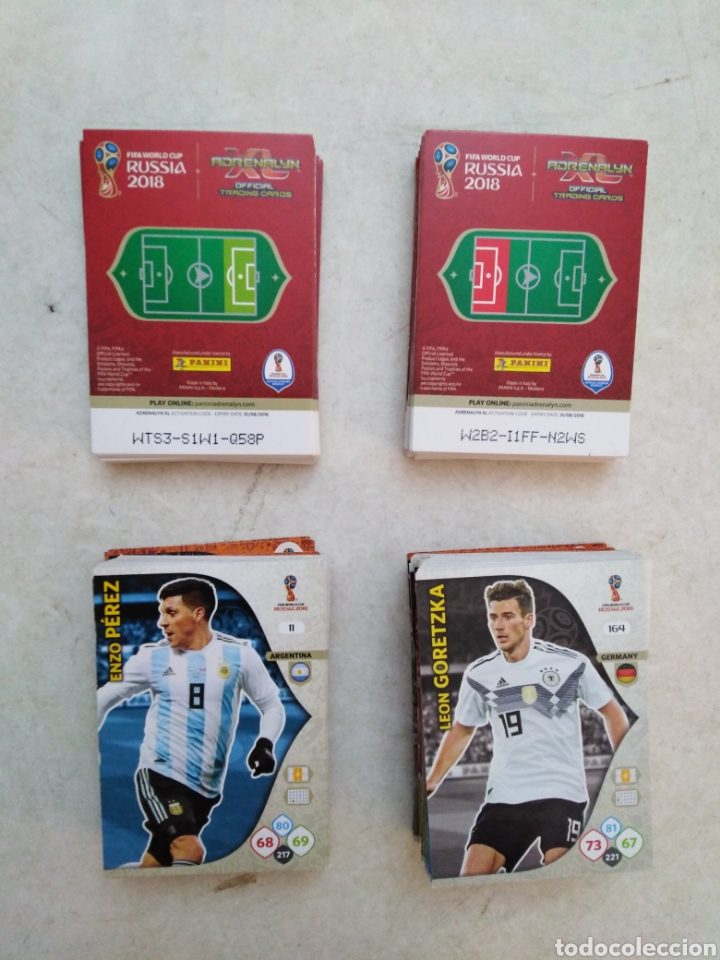 Cromos de F&uacute;tbol: Lote de 192 cromos fifa World cup Russia 2018 ( hay repetidas )