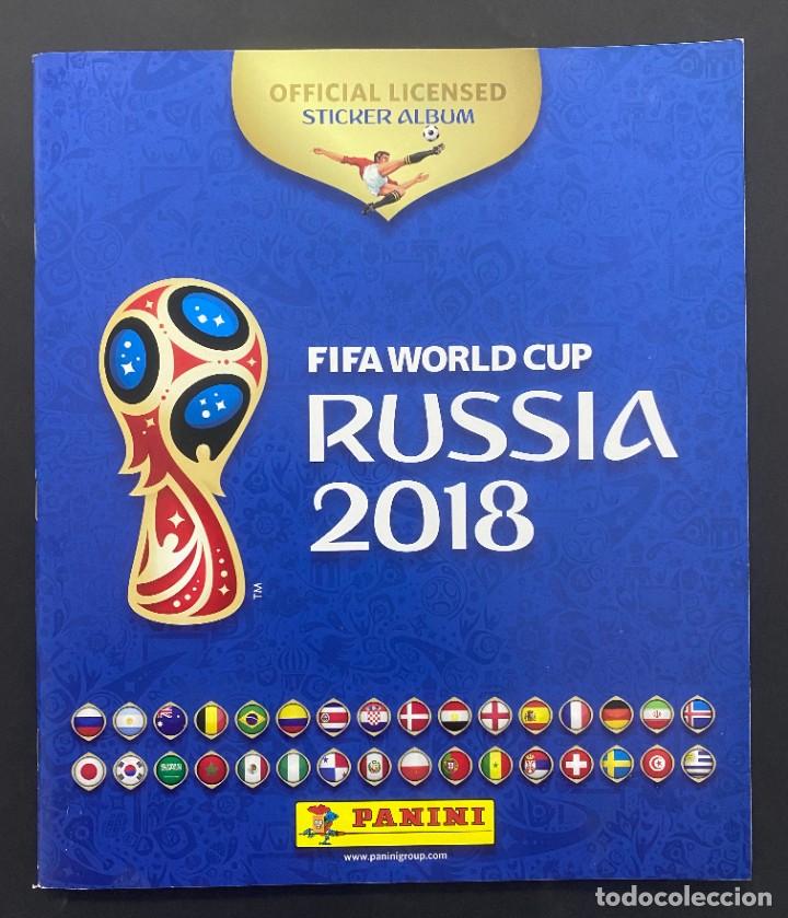 Cromos de F&uacute;tbol: ALBUM NUEVO VACIO Y PLANCHA MUNDIAL RUSIA 2018 18 VERSION ESPA&Ntilde;A PANINI