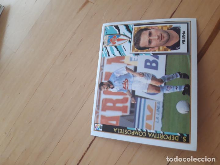 Fu&szlig;ball-Sticker: Villena Compostela 1997 1998 97 98 sin pegar ESTE