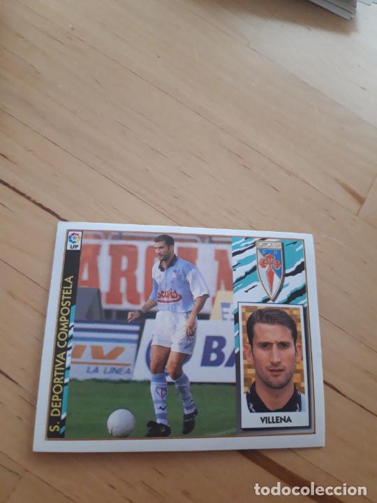 Fu&szlig;ball-Sticker: Villena Compostela 1997 1998 97 98 sin pegar ESTE