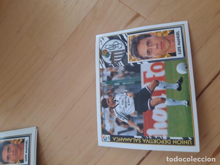 Fu&szlig;ball-Sticker: Luis manuel salamanca este baja este 1997 1998 97 98 sin pegar ESTE