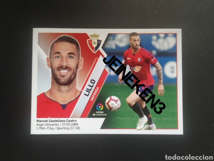 Cromos de f&uacute;tbol: Este 2019/20 7B Lillo Osasuna - Foto 1