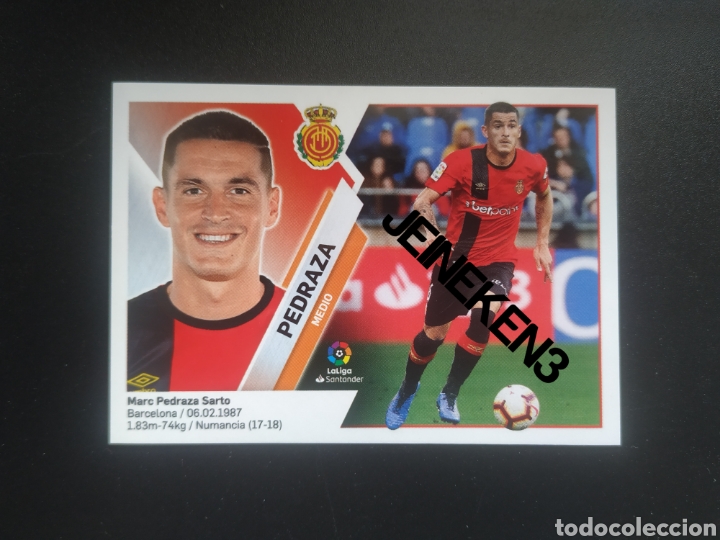 Cromos de f&uacute;tbol: Este 2019/20 8 Pedraza Mallorca - Foto 1