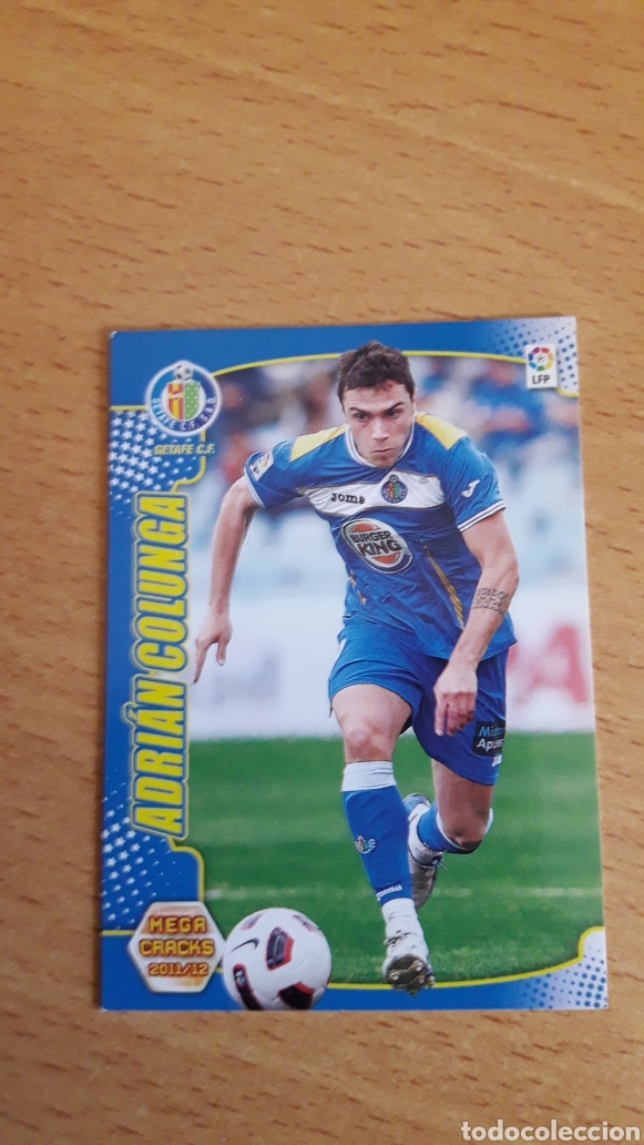 Figurine di Calcio: Panini megacracks 2011 2012 11 12 107 Adri&aacute;n Colunga Getafe
