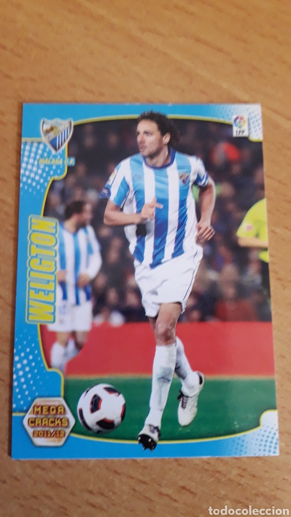 Fu&szlig;ball-Sticker: Panini megacracks 2011 2012 11 12 167 Weligton M&aacute;laga