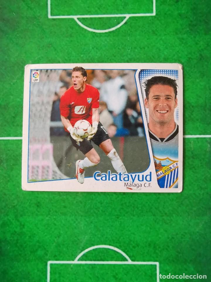 Fu&szlig;ball-Sticker: CROMO F&Uacute;TBOL 04 05 SIN PEGAR LIGA ESTE 2004 2005 MALAGA CF CALATAYUD