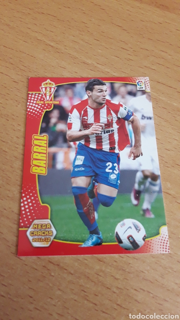 Fu&szlig;ball-Sticker: Panini megacracks 2011 2012 11 12 305 Barral Sporting de Gij&oacute;n