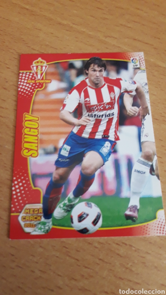 Fu&szlig;ball-Sticker: Panini megacracks 2011 2012 11 12 306 Sangoy Sporting de Gij&oacute;n