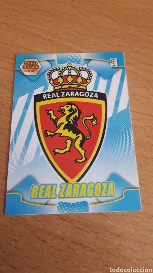 Figurine di Calcio: Panini megacracks 2011 2012 11 12 343 escudo Real Zaragoza