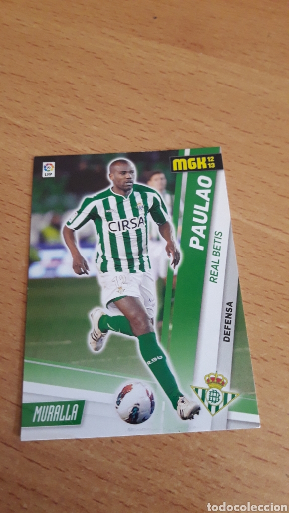 Figurine di Calcio: Panini megacracks 2012 2013 12 13 59 Paulao Real Betis