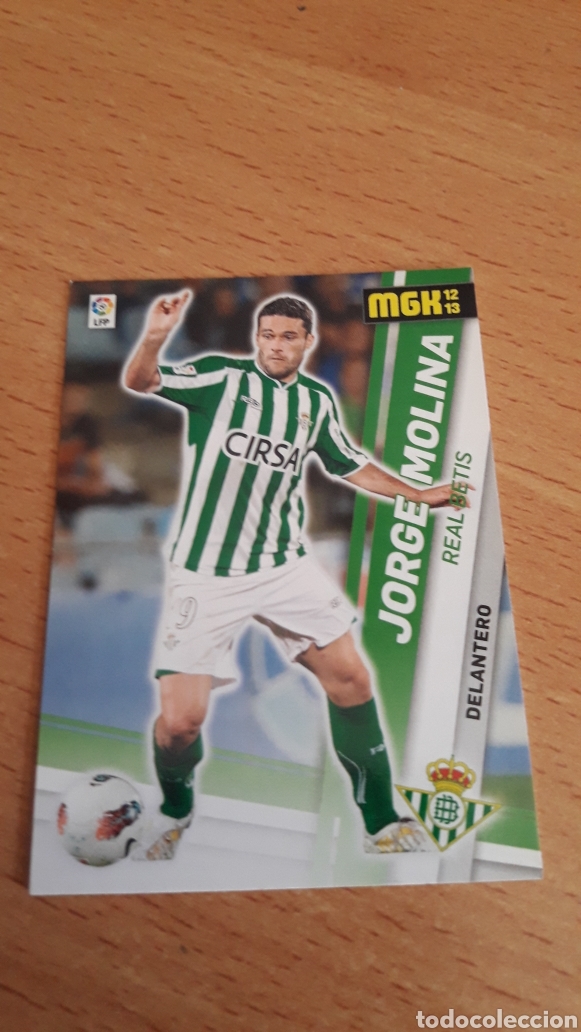 Cromos de f&uacute;tbol: Panini megacracks 2012 2013 12 13 70 Jorge Molina Real Betis