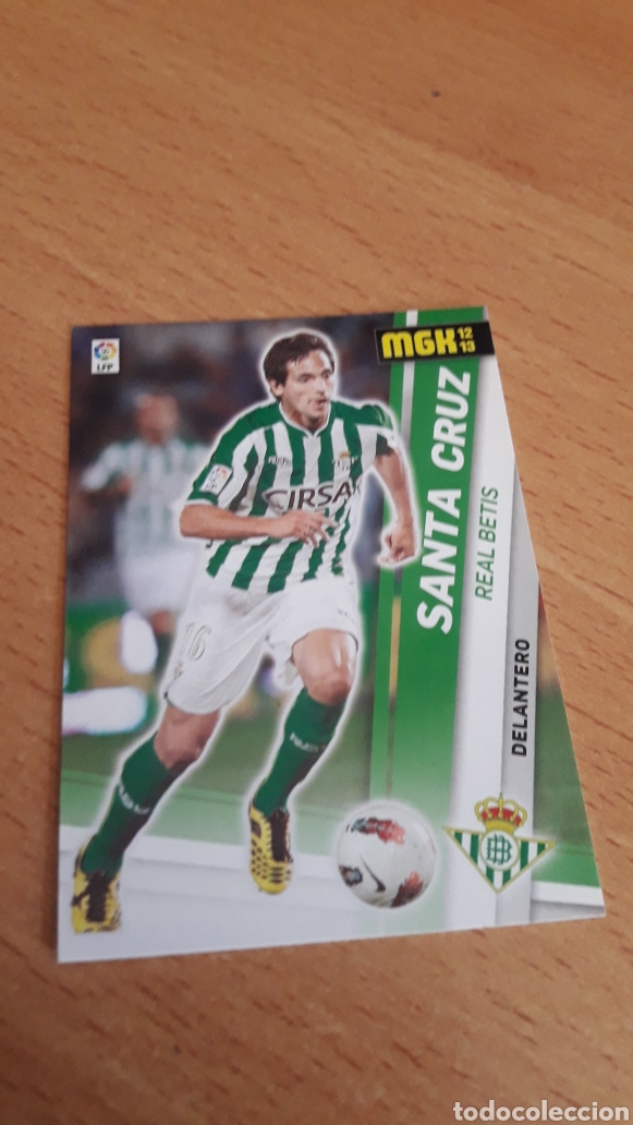 Figurine di Calcio: Panini megacracks 2012 2013 12 13 71 Santa Cruz Real Betis