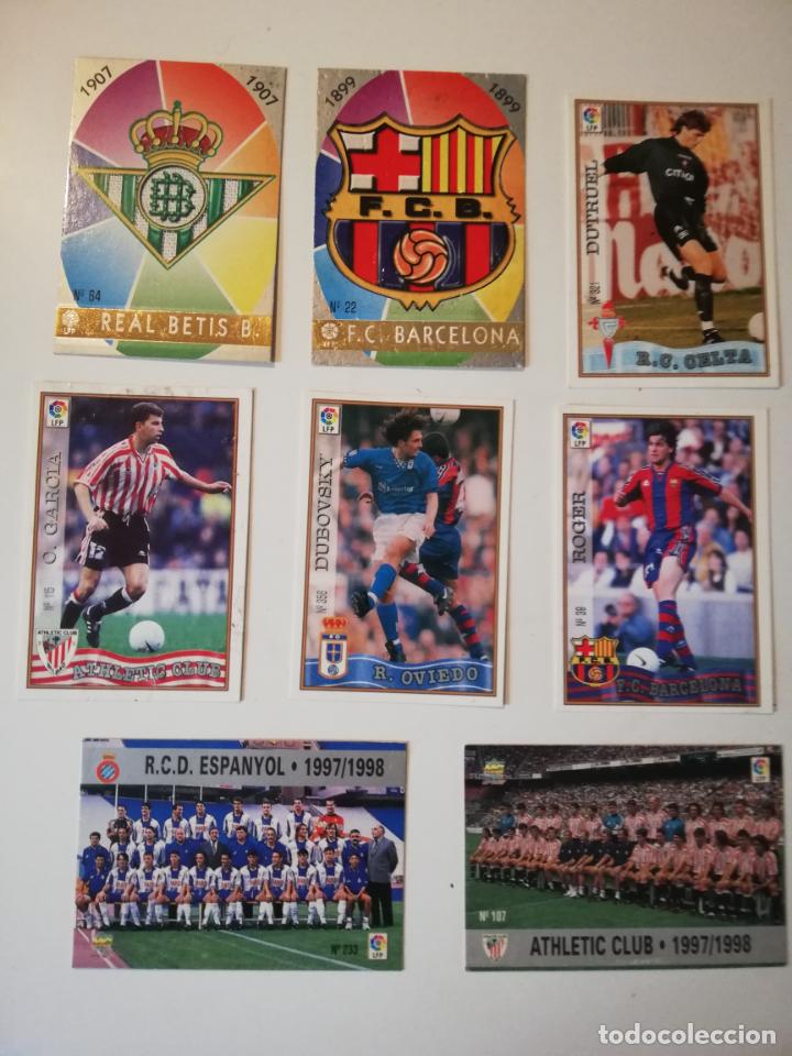 Cromos de Futebol: LAS FICHAS DE LA LIGA 97 98 - MUNDICROMO - 8 CROMOS