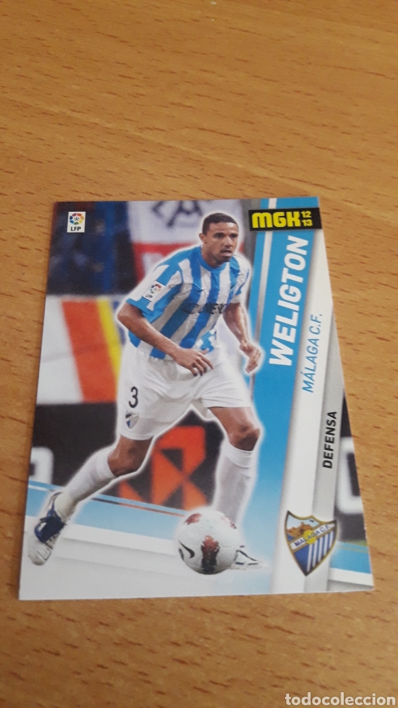 Figurine di Calcio: Panini megacracks 2012 2013 12 13 205 Weligton M&aacute;laga